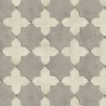 Papeldecor|Papier Peint carrelage marocain gris crème|Papier Peint