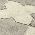 Papeldecor|Papier Peint carrelage marocain gris crème|Papier Peint