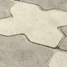 Papeldecor|Papier Peint carrelage marocain gris crème|Papier Peint