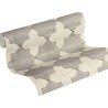 Papeldecor|Papier Peint carrelage marocain gris crème|Papier Peint