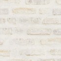 Papeldecor|Tapete rustikale weiße Ziegel|Ziegelimitat