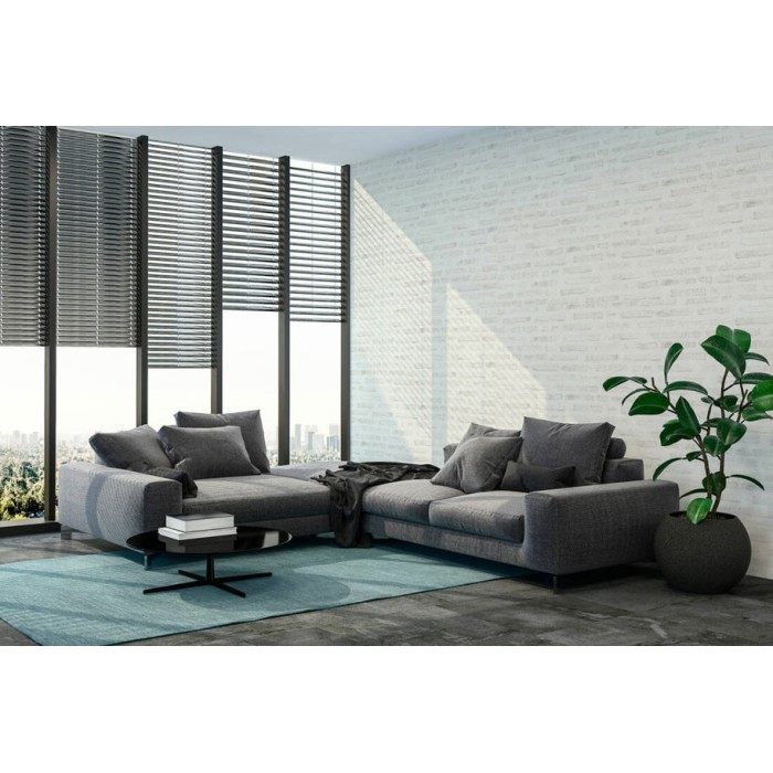 Papeldecor|Papier Peint brique blanche en relief|Imitation Brique