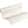 Papeldecor|Papier Peint brique blanche en relief|Imitation Brique