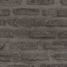 Papeldecor|Papier Peint brique noire reliefs|Imitation Brique
