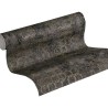 Papeldecor|Tapete geometrisch schwarzer und goldener Beton|Tapeten