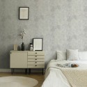 Papel pintado efecto pared gris con brillo -  219-2259