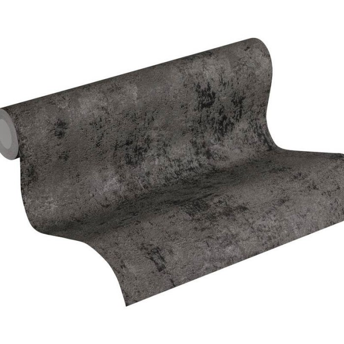 Papeldecor|Tapete Effekt schwarze Glanzwand|Tapeten