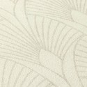 Papeldecor|Wallpaper modern Art Deco metallic silver white|Wallpaper