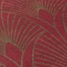 Papeldecor|Tapete Modernes Art Deco in Rot und Metallic-Gold|Tapeten