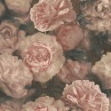 As Creation|Papel pintado estampado rosas y dalias|Papel Pintado