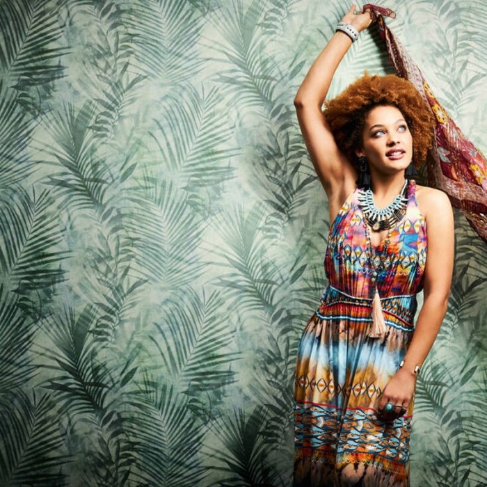 As Creation|Papier peint plantes jungle tropicale vert|Papier Peint