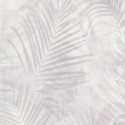 As Creation|Tropical jungle plants wallpaper white and grey|Wallpaper
