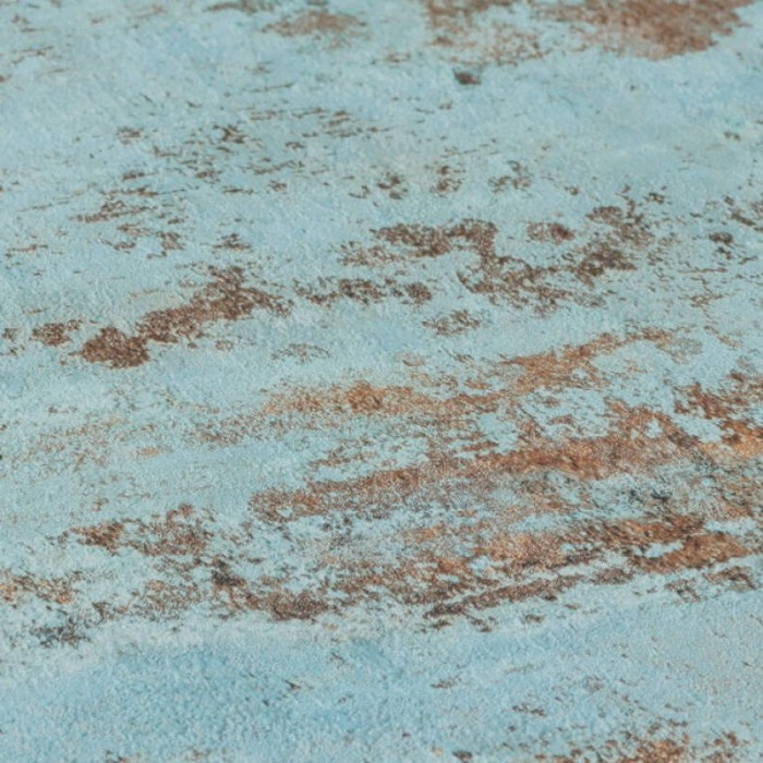 Papel pintado azul efecto pared desconchada - As Creation Neue Bude 2.0 374153