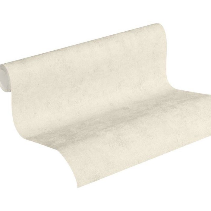 Papel pintado blanco crema liso motas beige - As Creation Neue Bude 2.0 374166