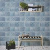 Papeldecor|Papier Peint carreaux tons gris beige|Papier Peint