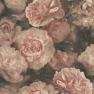 As Creation|Wallpaper floral with red roses and tulips|Vintage Flowers