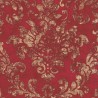Papeldecor|Papel pintado damasco rojo y dorado metalizado|Papel Pintado
