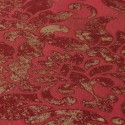 Papeldecor|Papel pintado damasco rojo y dorado metalizado|Papel Pintado