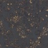 Papeldecor|Papel pintado damasco negro y dorado metalizado|Papel Pintado
