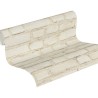 Papel pintado ladrillo blanco rustico -  220-2288