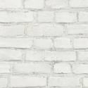 Papeldecor|Wallpaper white brick embossing|Brick Imitation