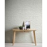 Papeldecor|Wallpaper white brick embossing|Brick Imitation