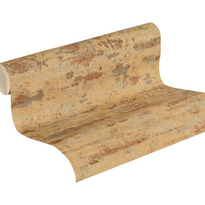 Papel pintado desconchada estilo industrial óxido -  220-2293