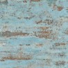 Papeldecor|Papel pintado look industrial pared desconchada azul|Papel Pintado