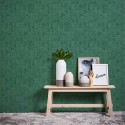 Papeldecor|Wallpaper plain green color with a sponge effect|Wallpaper