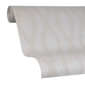 Papeldecor|Decorative wicker-effect wallpaper in beige and cream|Wallpaper 2
