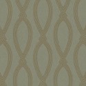 Marburg|Elegant geometric relief wallpaper in green and gold|Wallpaper