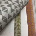 Marburg|Modern wallpaper with shiny white triangles|Wallpaper