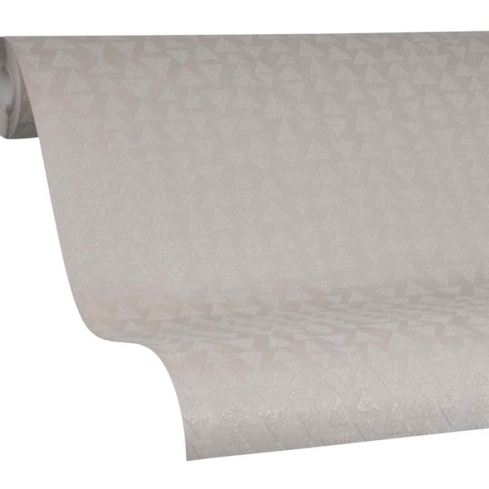 Marburg|Papel pintado moderno gris triángulos brillantes|Marburg