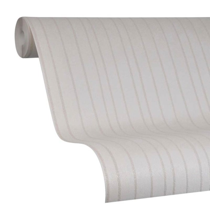 Marburg|Papier peint moderne rayures quartz blanc|Rayures