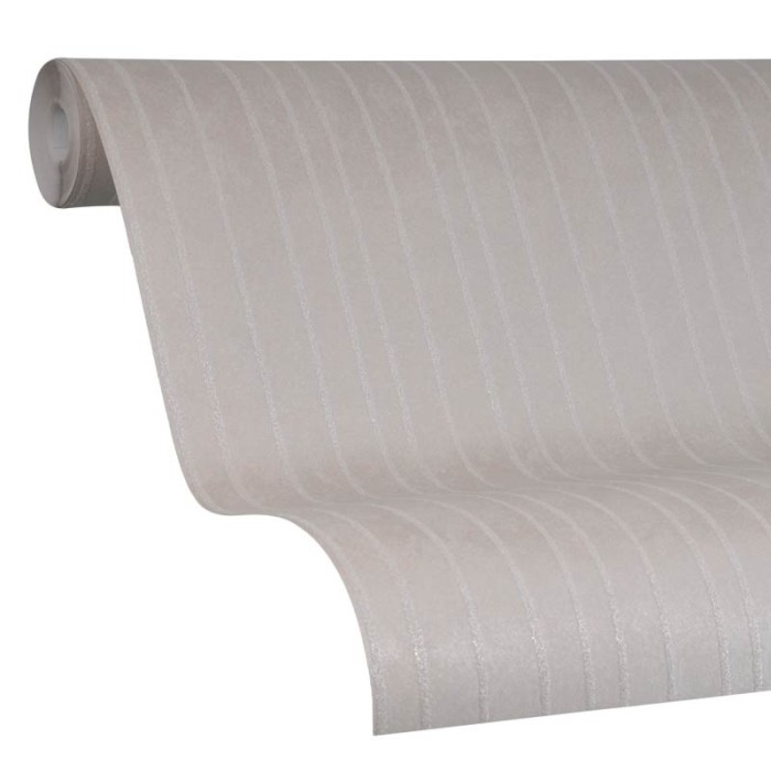 Papel pintado moderno rayas polvo cuarzo gris - Marburg Memento 32027