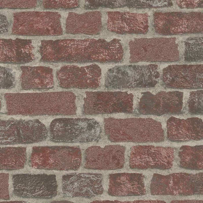 Papeldecor|Papel pintado ladrillo marrón caravista|Imitacion Ladrillo