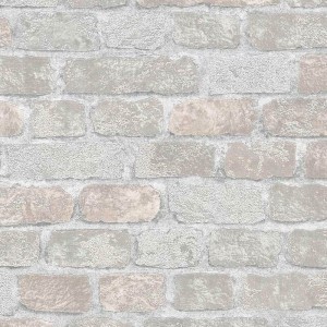 Papeldecor|Tapete hellbrauner Klinker|Ziegelimitat