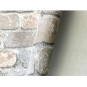 Papeldecor|Papier Peint brique gris clair industriel|Imitation Brique