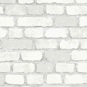 As Creation|Papier Peint brique blanche|Imitation Brique