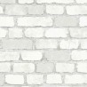 Papeldecor|Wallpaper white industrial brick|Brick Imitation