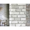 Papeldecor|Wallpaper white industrial brick|Brick Imitation