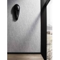 Papeldecor|Papel pintado decorativo gris de diseño moderno con relieves brillantes|Papel Pintado