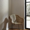 Papeldecor|Modern white wall wallpaper with shiny triangles|Wallpaper