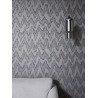 Papeldecor|Papier peint mural moderne rayures ethniques zigzag bleues|Papier Peint