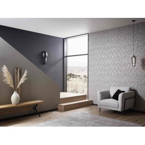 Papeldecor|Art Deco mosaic wallpaper with birds and geometric shapes|Wallpaper 2