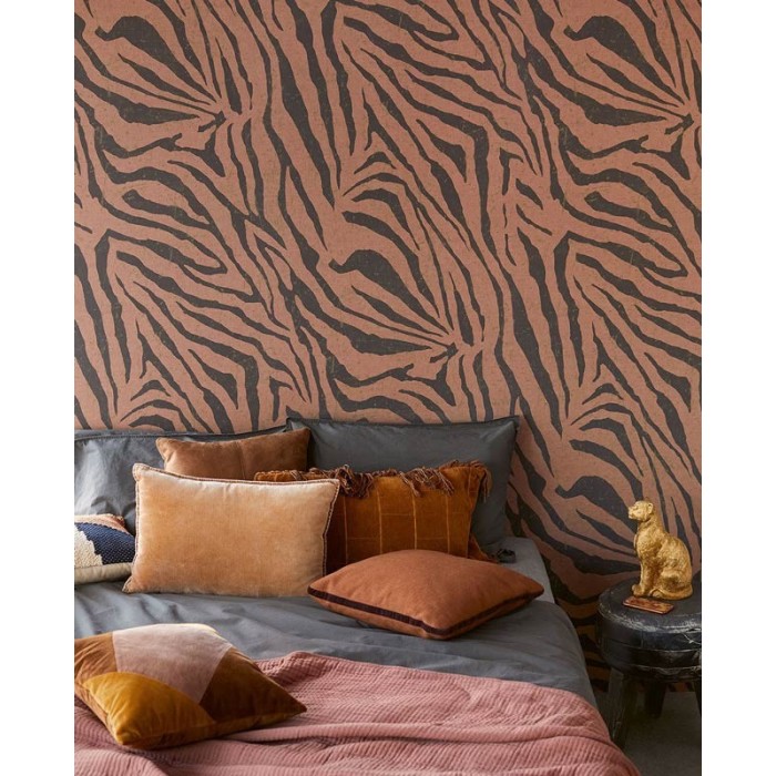 Eijffinger|Wall mural ethnic zebra skin green|Wallmurals