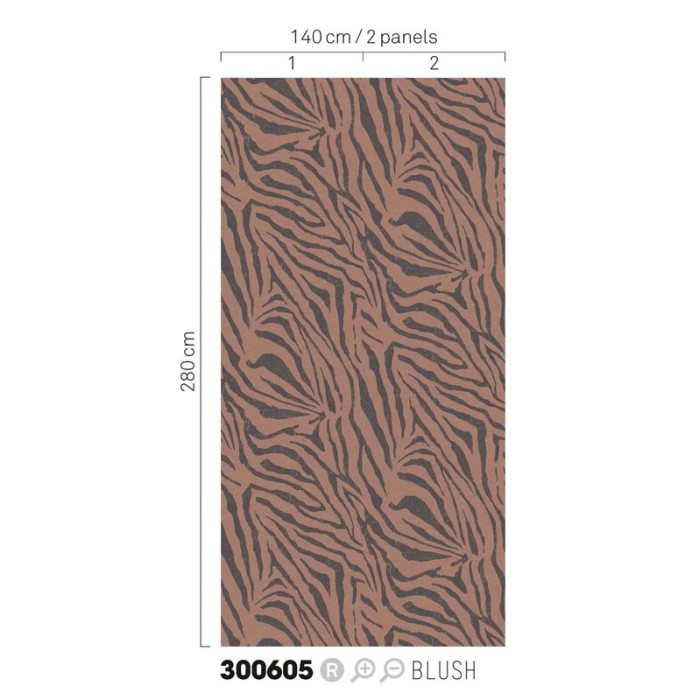 Eijffinger|Mural pared étnico piel de cebra verde|Murales de Pared