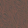 Eijffinger|Papier peint panoramique ethnique peau de zèbre rouge noir|Panoramiques