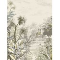 Eijffinger|Wall mural African jungle with giraffes and zebras|Wallmurals
