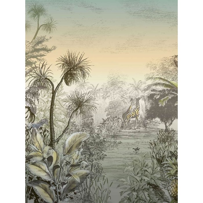 Eijffinger|Wall mural wild animals of the jungle|Wallmurals